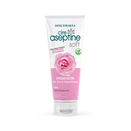 Cire Aseptine Soft Krem Prebiyotik Gül 75 ml