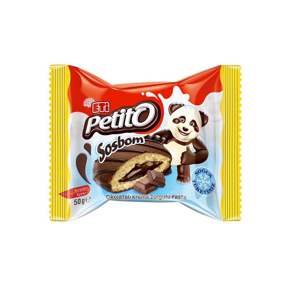 Eti Petito Sos Bom Çikolatalı Kek 48 gr