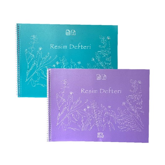 Kaya Gipta Eko Spiral Resim Defteri 25 Yaprak 25x35 cm