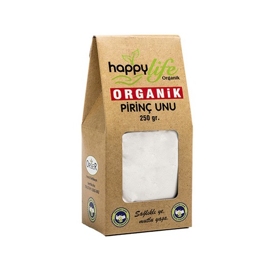 Happy Life Pirinç Unu Organik 250 gr