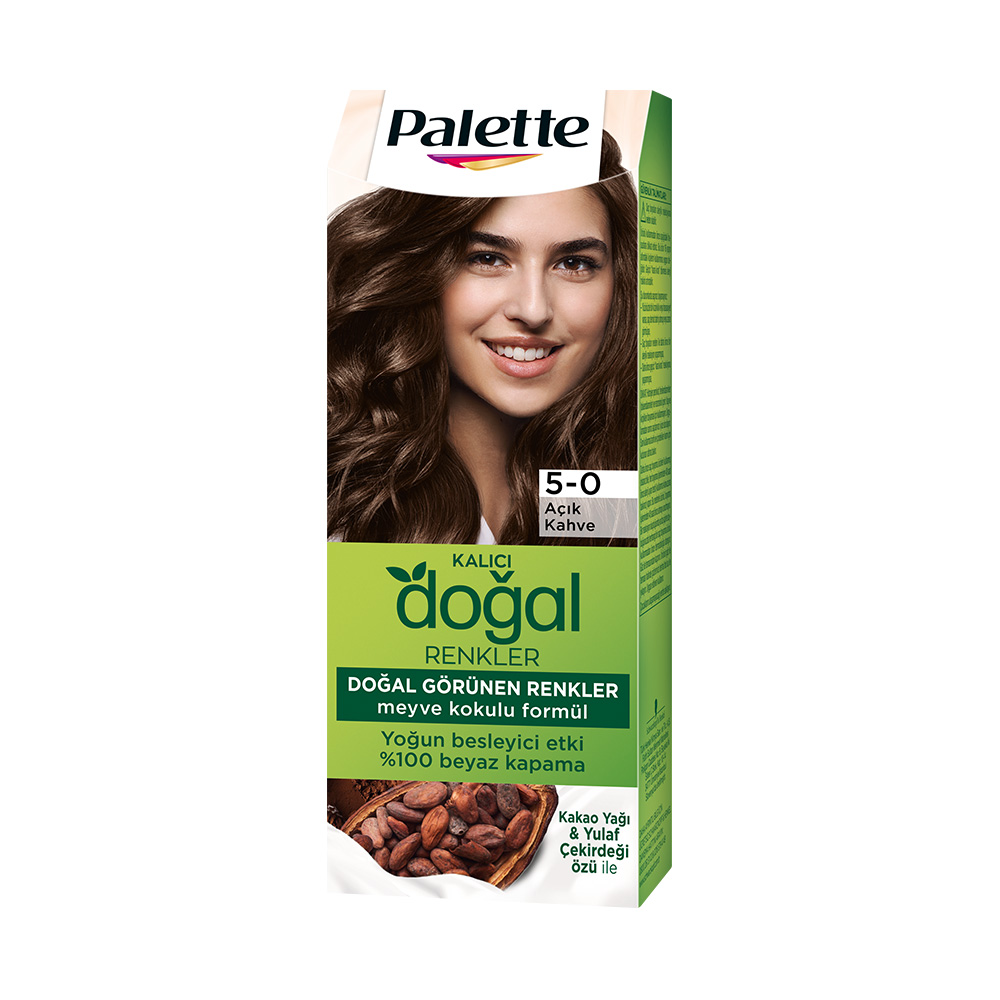 Palette Doğal Renkler 5.0 Fındık Kahvesi Saç Boyası 110 ml