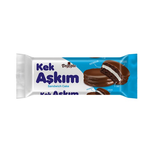 Beyoğlu Kek Aşkım Sütlü Çikolata Kaplı Marshmelowlu Kakaolu Kek 184 gr