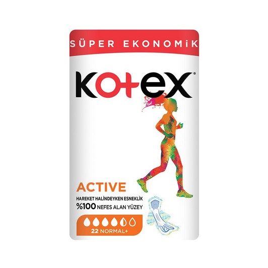Kotex Active Süper Eko Normal 22'li