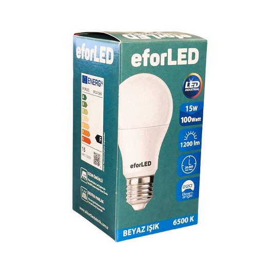 Efor Led Ampul E27 15W-100 W Beyaz Işık