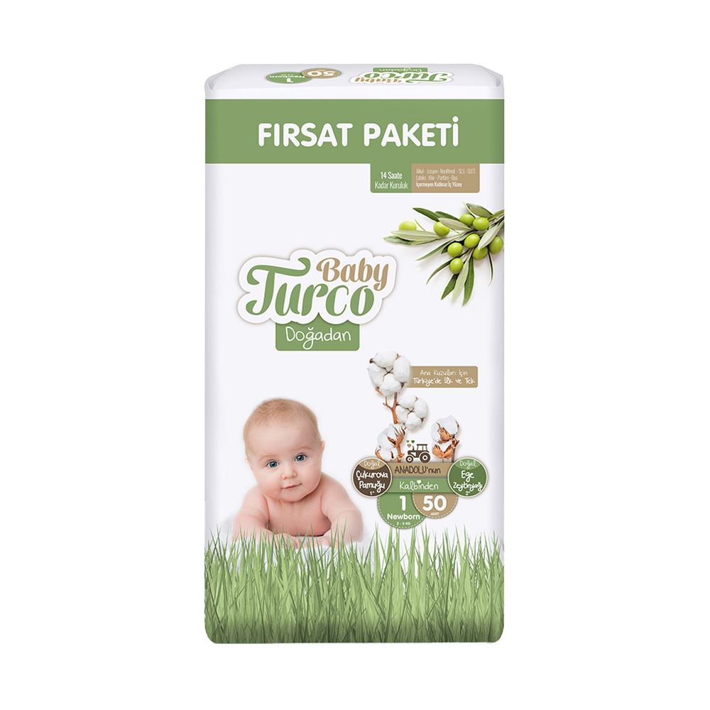 Baby Turco  Fırsat 2 li Yenidoğan 50 li