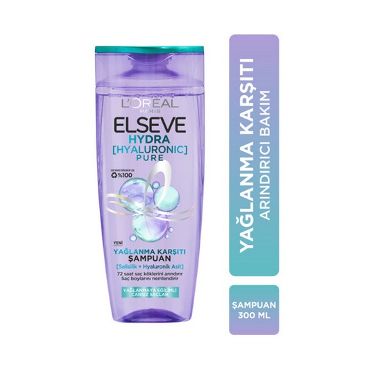 Elseve Hydra Hyaluron Pure Şampuan 300ML