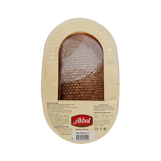 Akbal Karakovan Ahşap Bal 600 gr