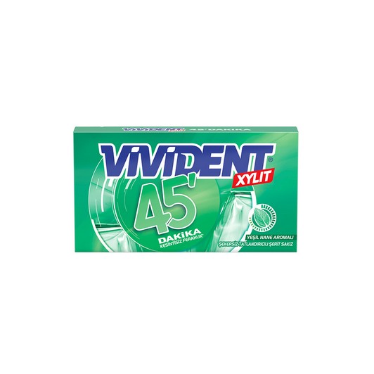 Vivident 45dk Cüzdan Yeşil Nane 26 gr