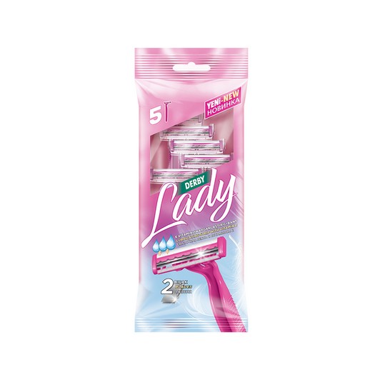 Derby Lady 2 Bıçaklı Poşet 5'li