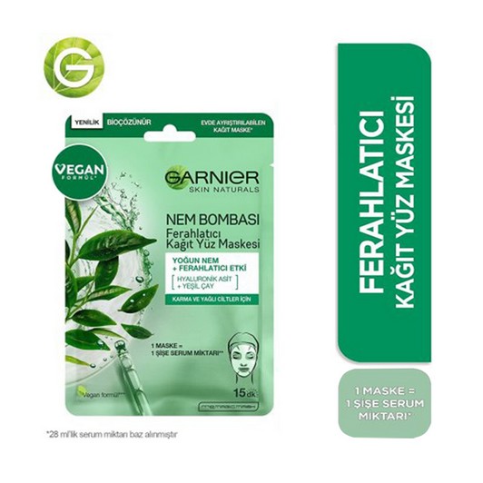 Garnier Yüz Maskesi Ferahlatıcı 28 gr