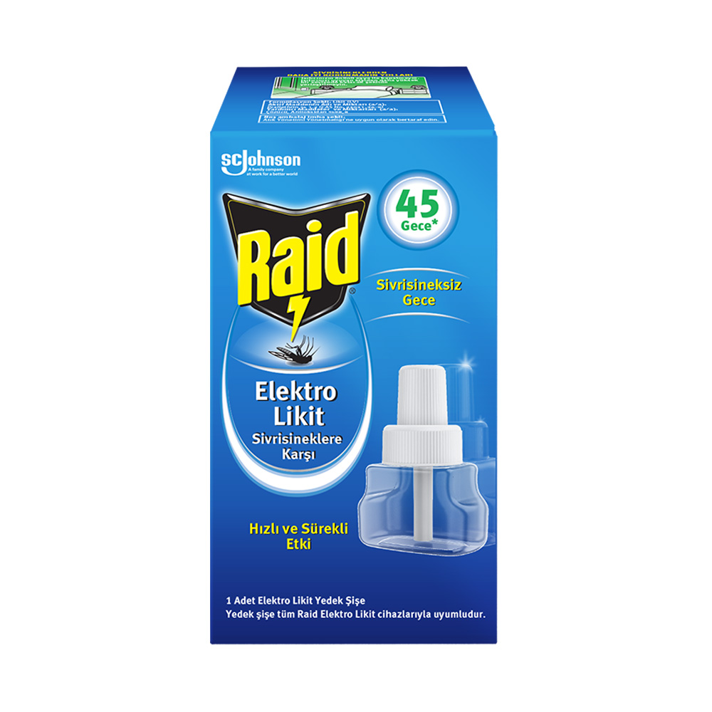 Raid 45 Gece Yedek 27.4 ml