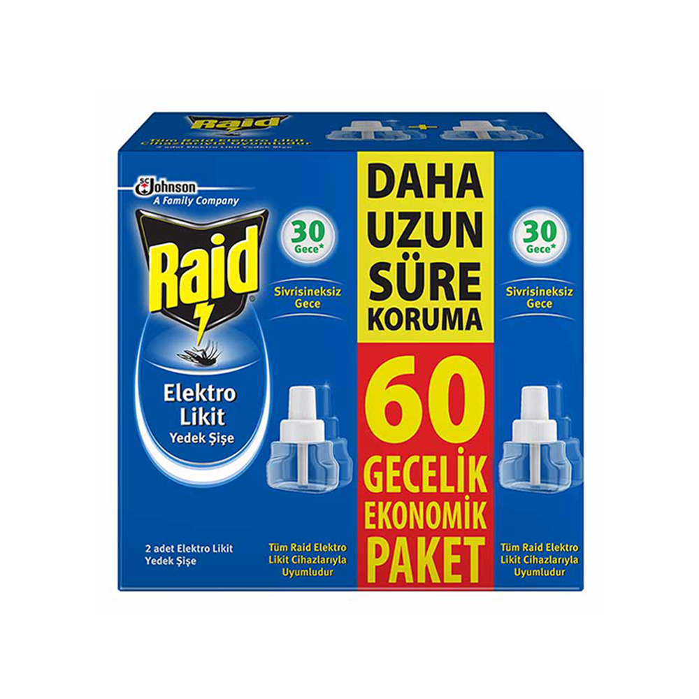 Raid 60 Gece Yedek 42 ml