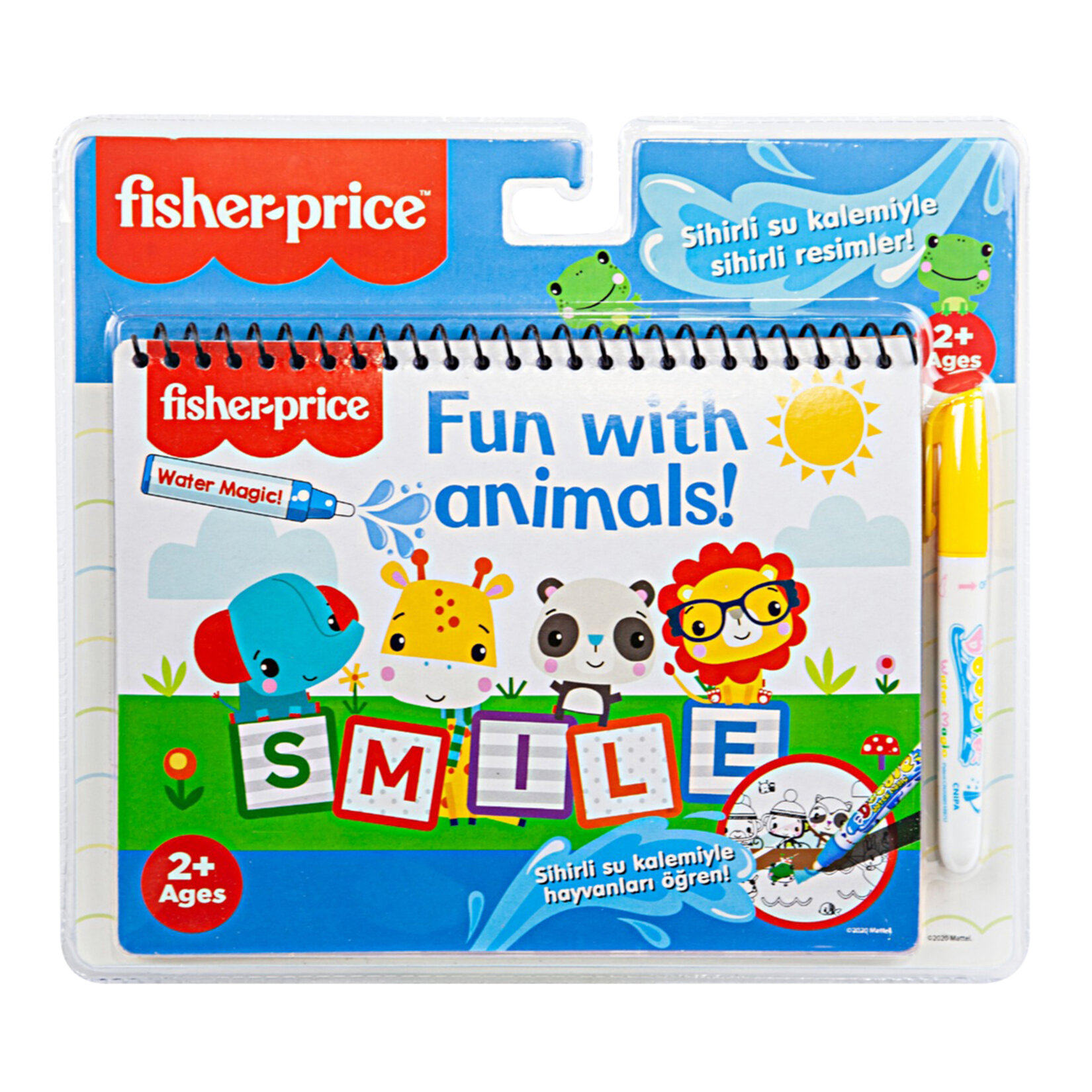 Fisher Price Lisanslı Suyla Boyama Kitabı
