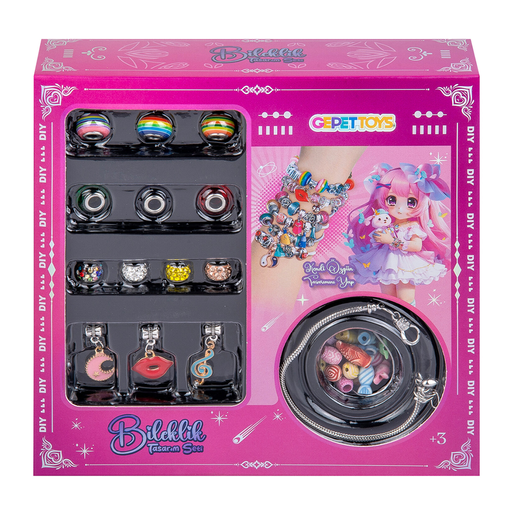 Gepettoys Kız Bileklik Tasarım Seti