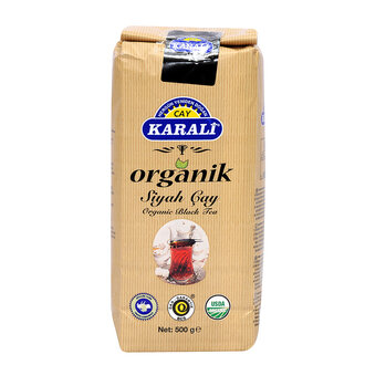 Karali Organik Siyah Çay 500 G