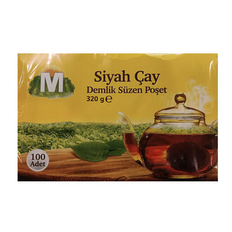 Migros Demlik Poşet Siyah Çay 100 x 3.2 G