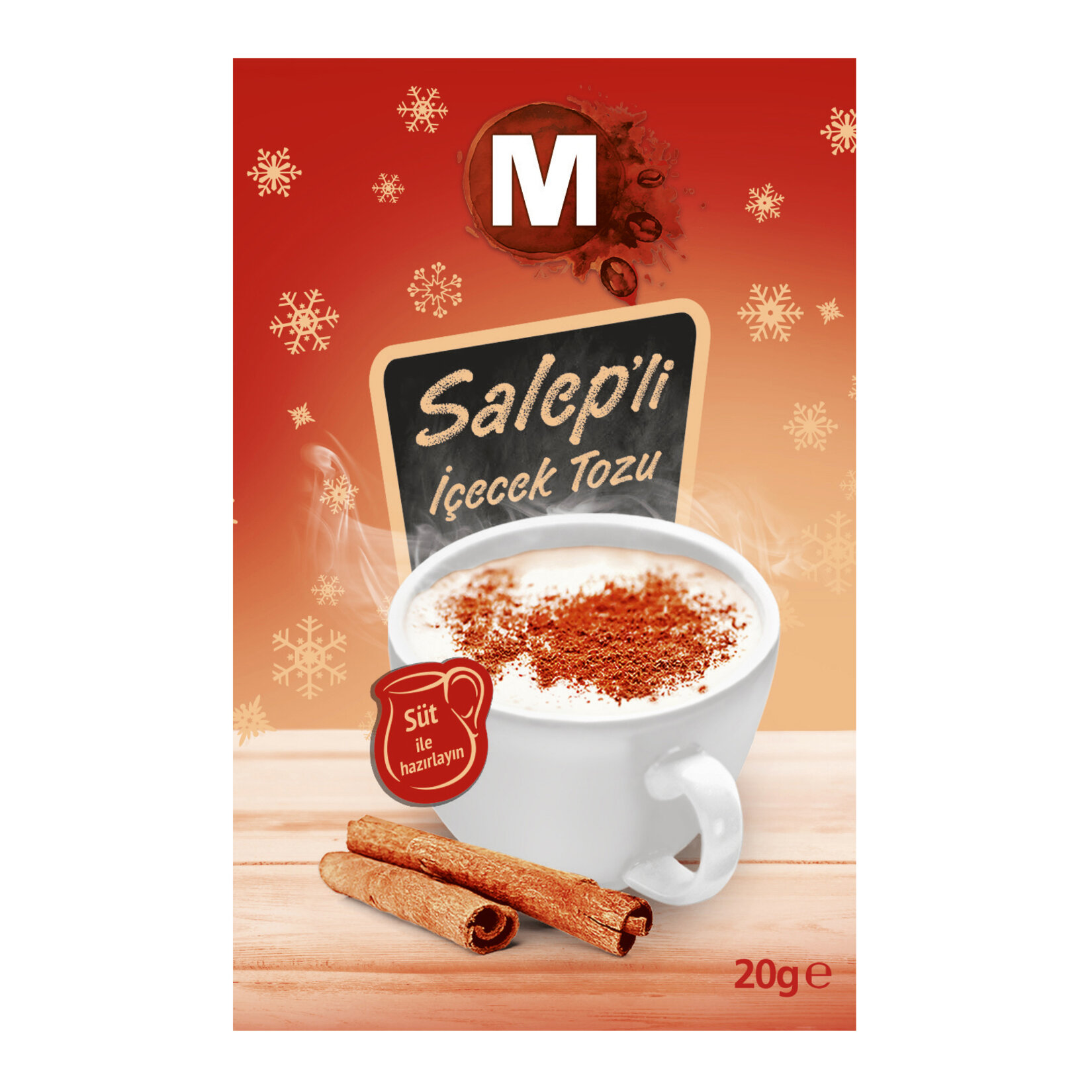 Migros Salep'lı İçecek Tozu 20 G