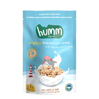 Humm Organic Tam Tahıllı Ballı Kahvaltılık Gevrek 80 Gr