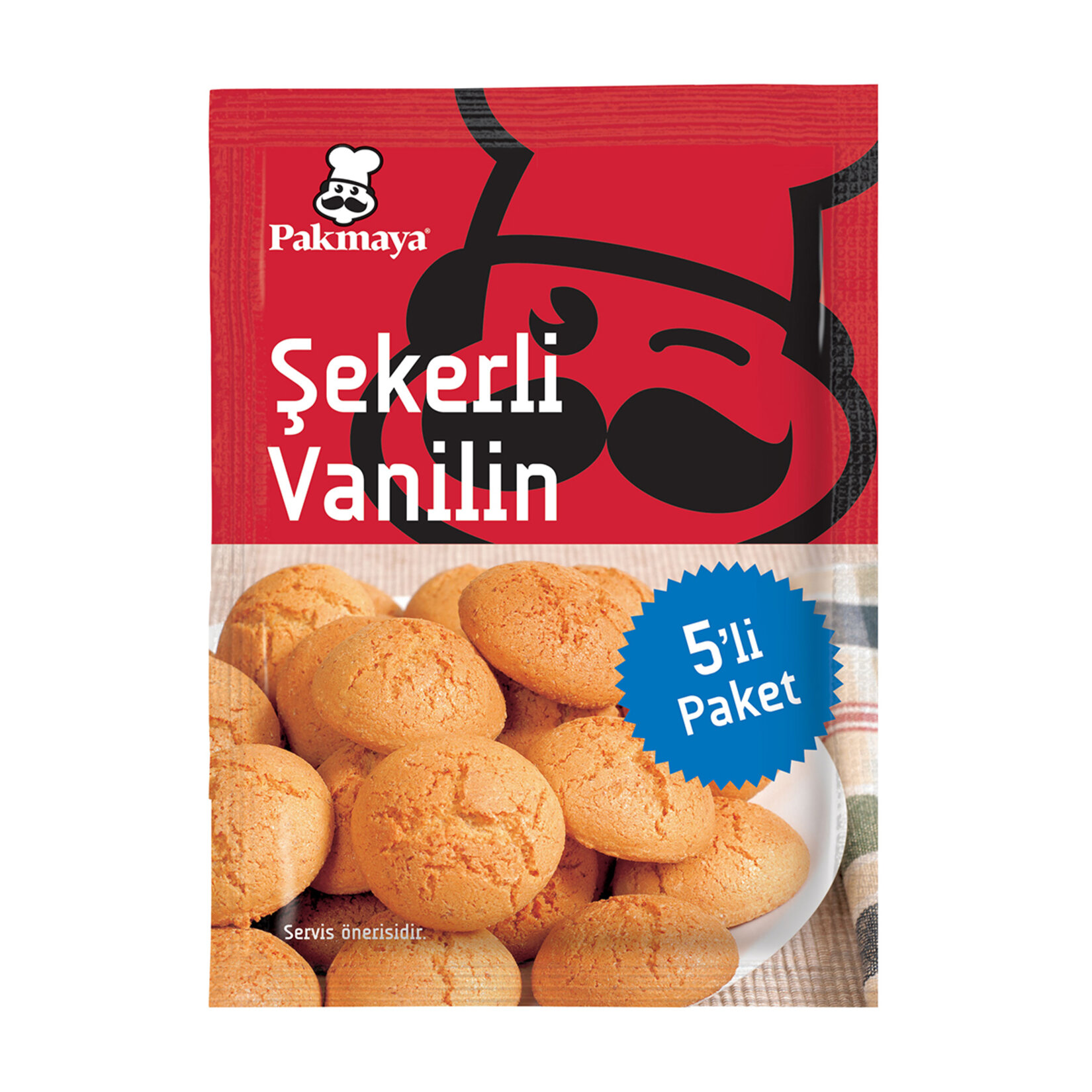Pakmaya Şekerli Vanilin 5'li 25 G