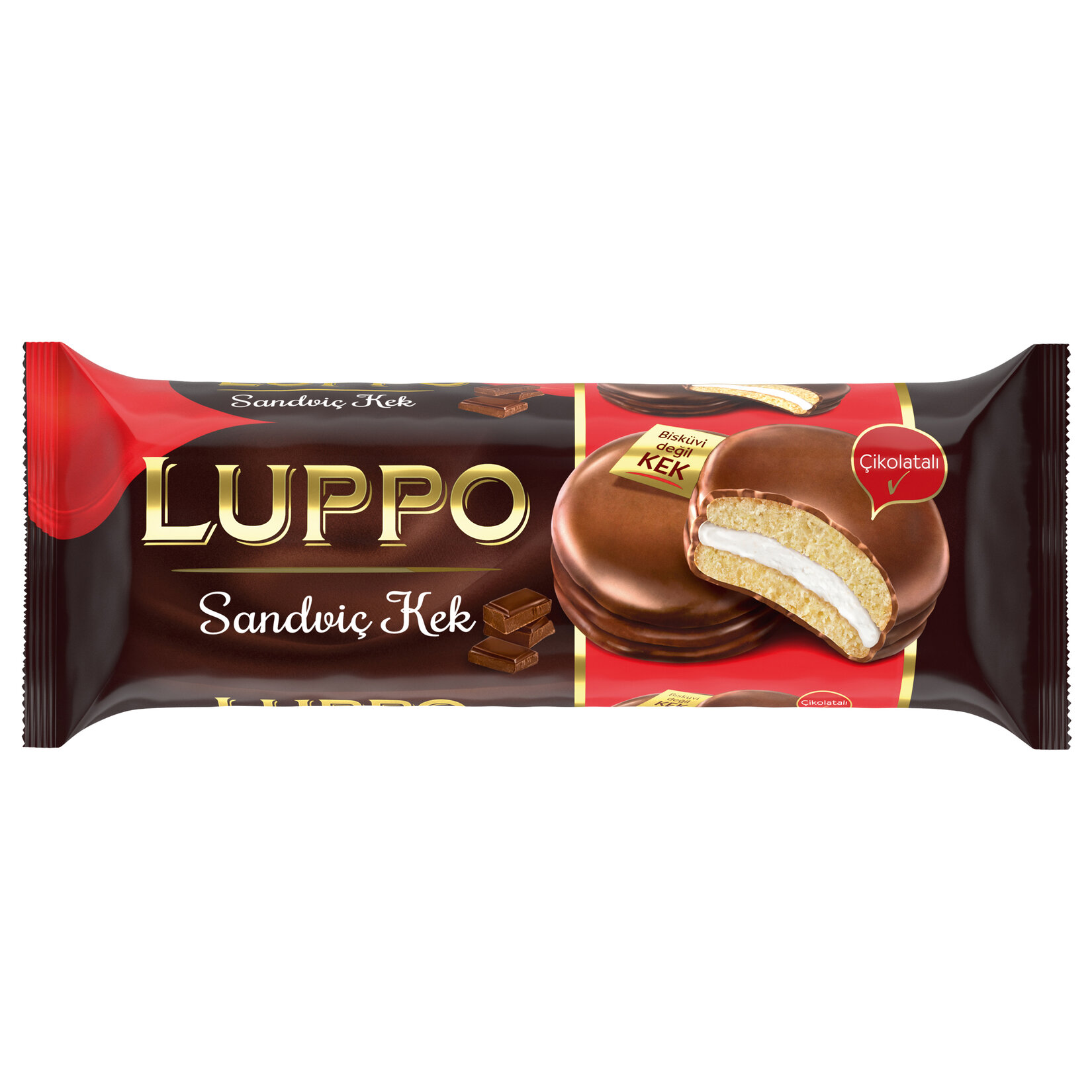 Luppo Sandviç Kek 8'li Paket 184 G