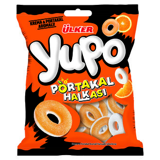 Yupo Jelly Portakal Halkası 70 G
