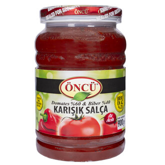 Öncü Domates & Biber Karışık Salça 900 G