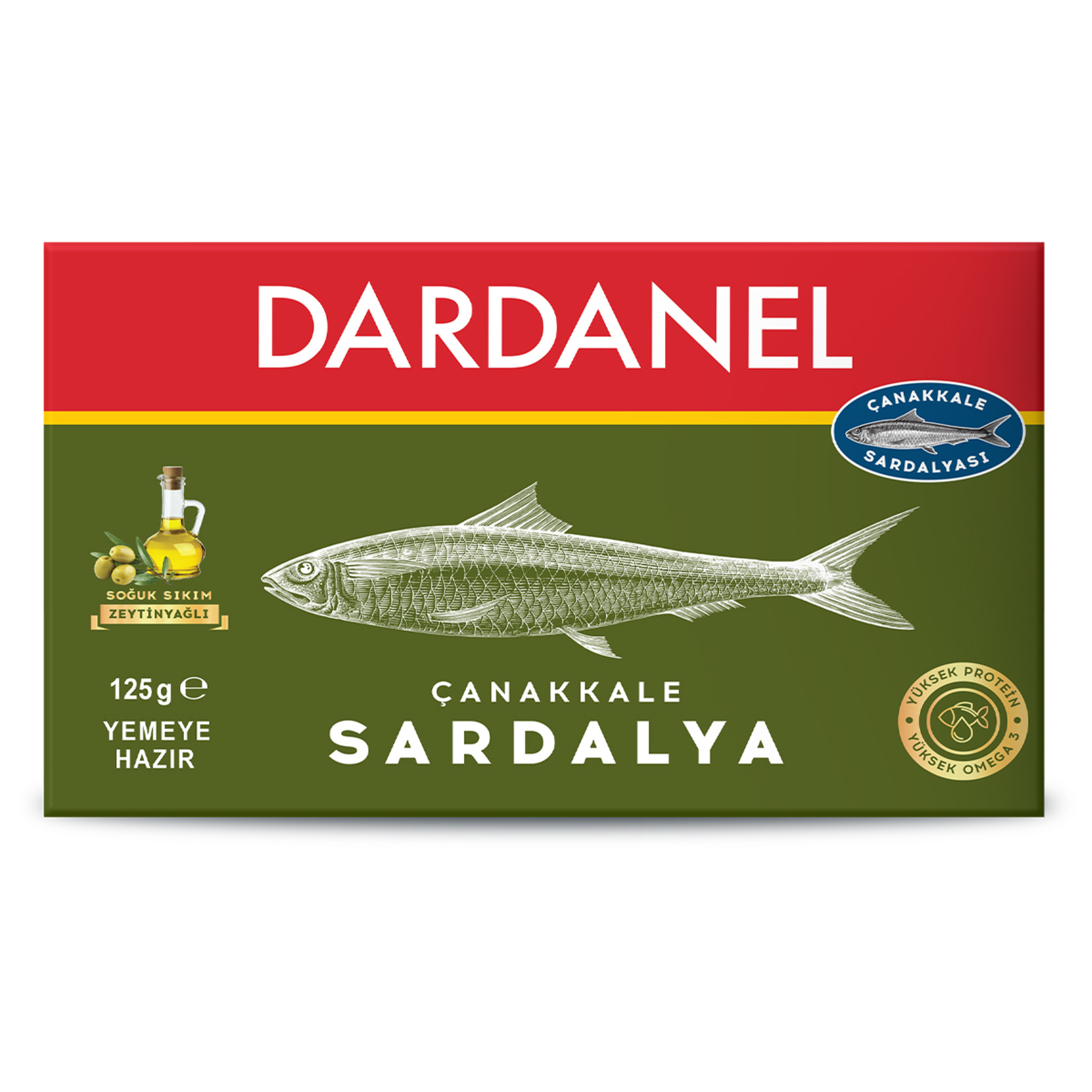 Dardanel Zeytinyağlı Sardalya 125 G