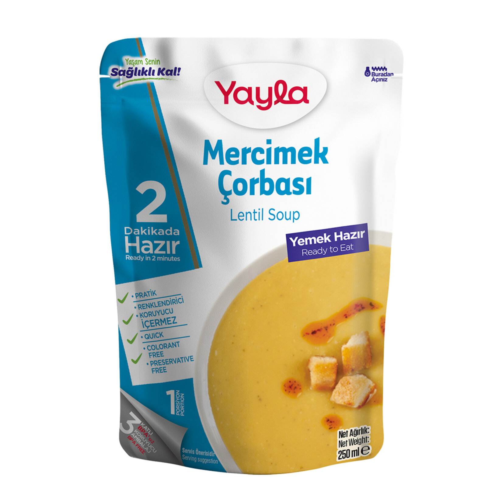 Yayla Mercimek Çorbası 250 G