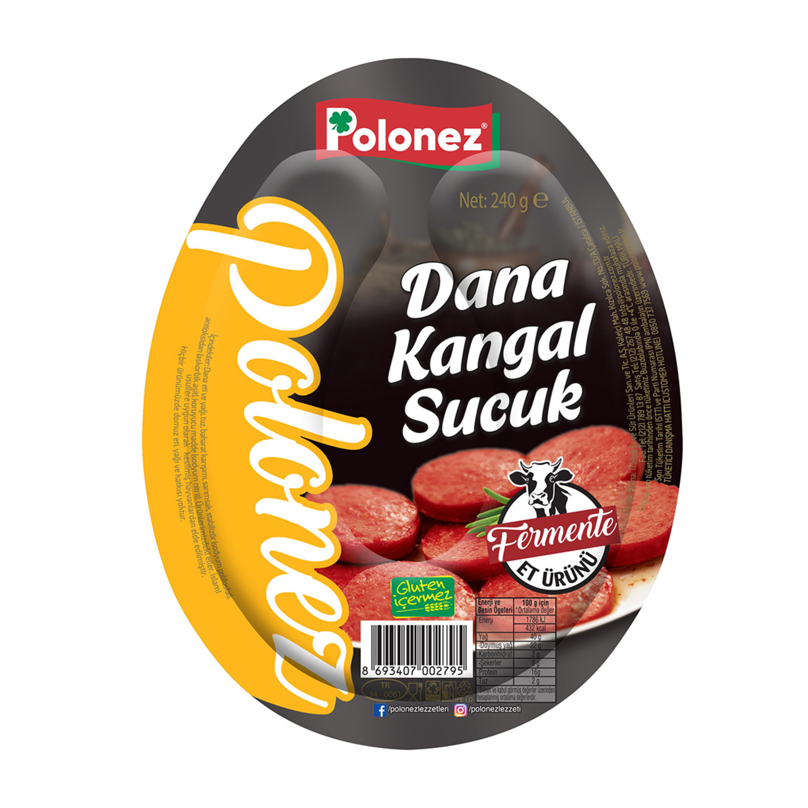 Polonez Dana Sucuk 240 G