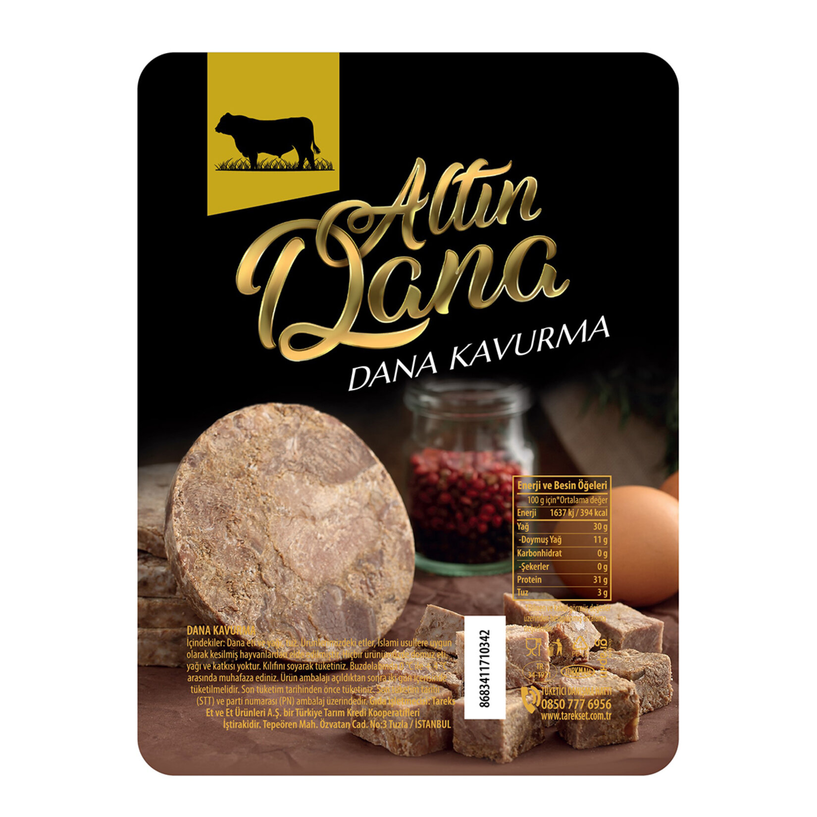 Altın Dana Dana Kavurma 150G