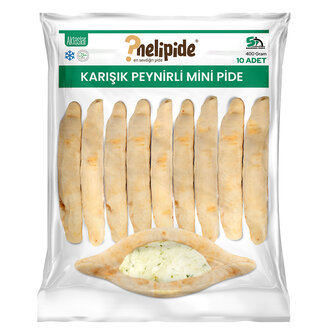 Nelipide Mini Karışık Peynirli Pide 10x40 G