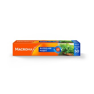 Macromax Buzdolabı Poşeti Büyük Boy 50'li