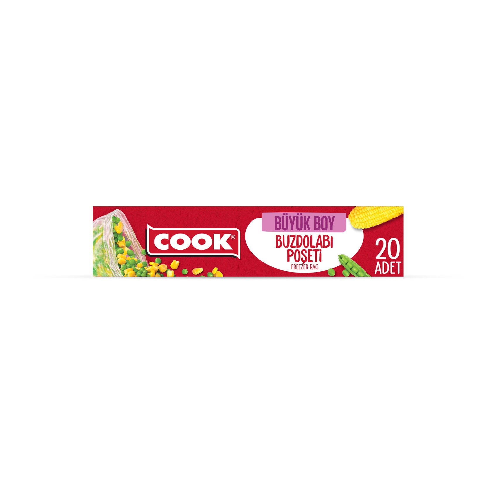 Cook Buzdolabı Poşeti Büyük 20'li