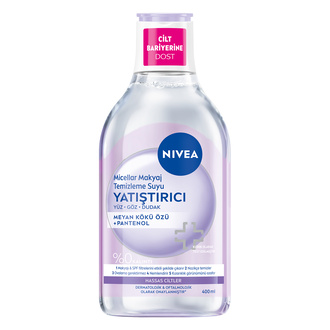 NIVEA Micellar Makyaj Temizleme Suyu Yatıştırıcı Yüz,Göz ve Dudak için 400 ml