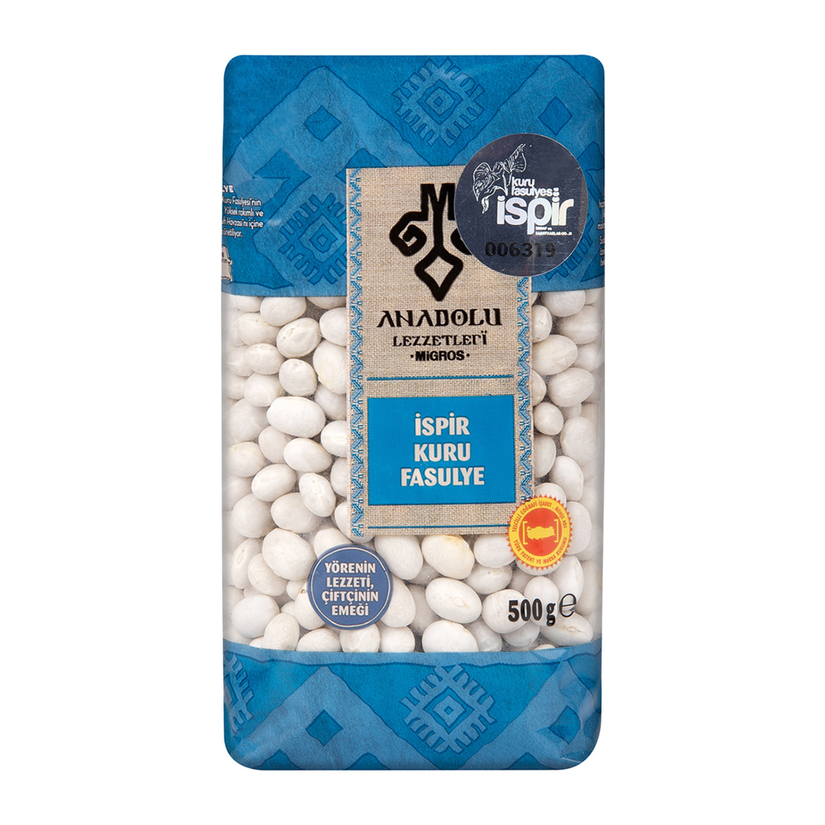 Anadolu Lezzetleri İspir Kuru Fasulye 500 G