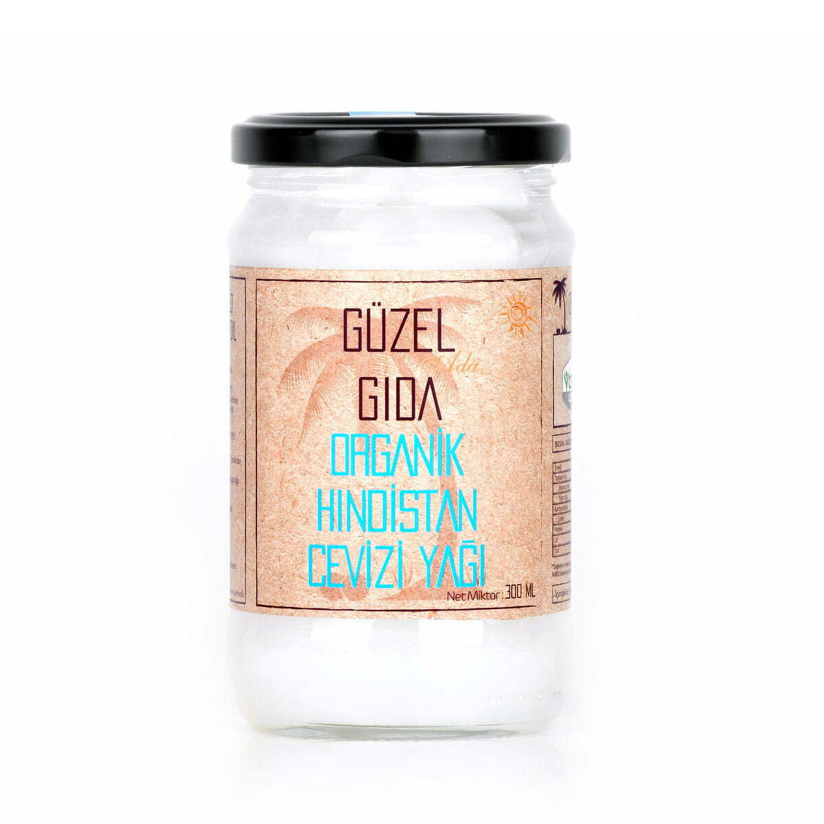 Güzel Ada Organik Hindistan Cevizi Yağı 300 Ml