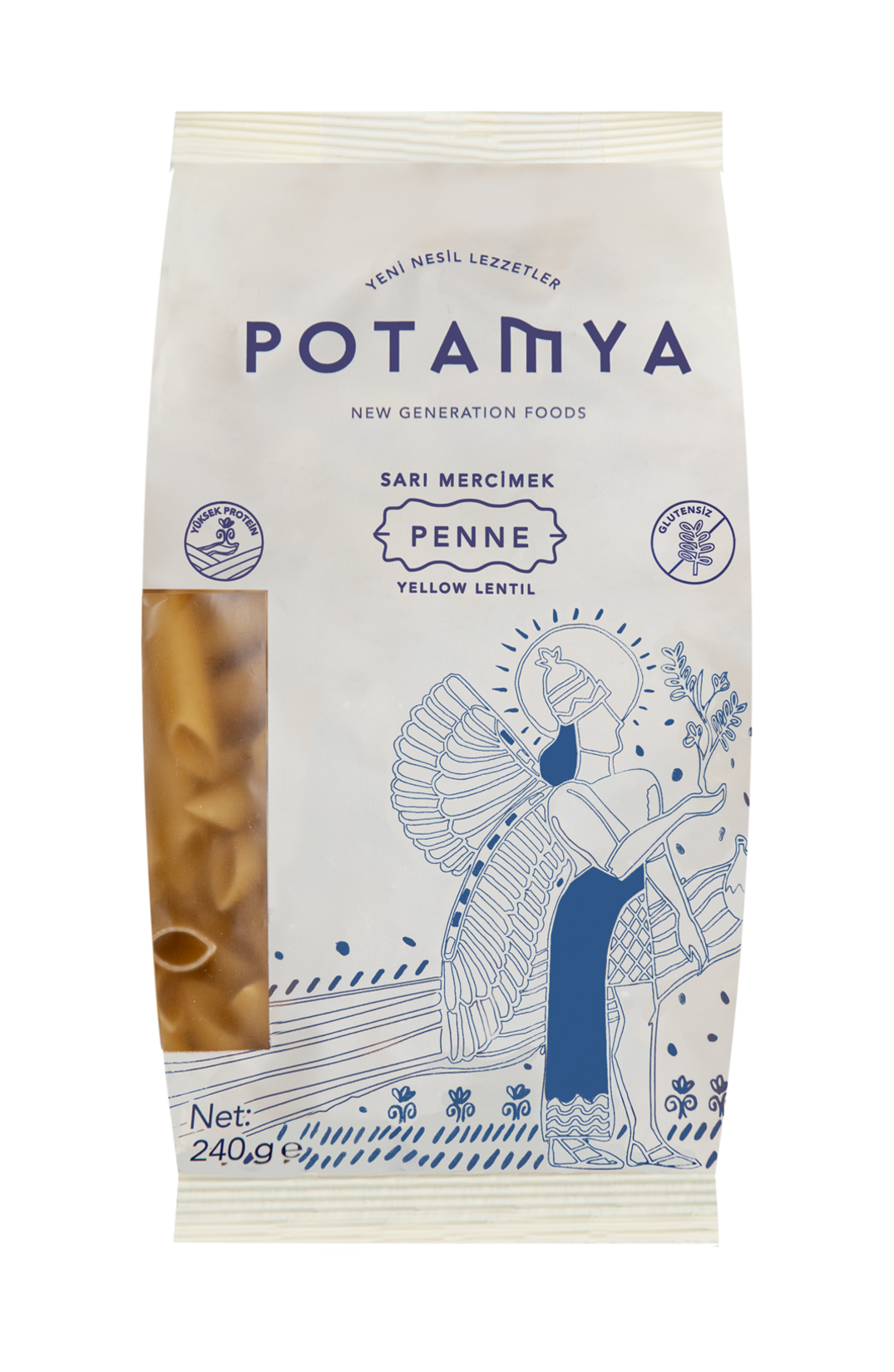 Potamya Sarı Mercimek Penne 240 g
