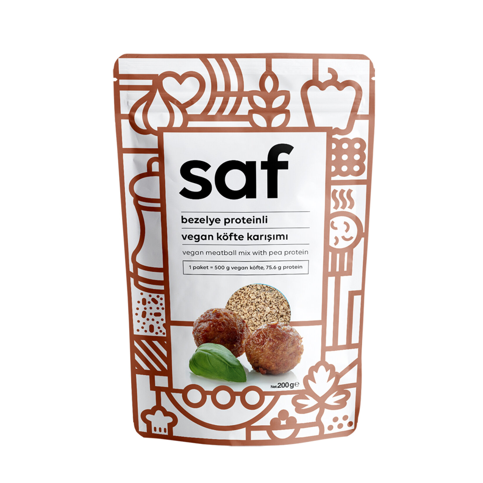Saf Bezelye Proteinli Vegan Köfte Karışımı 200 G