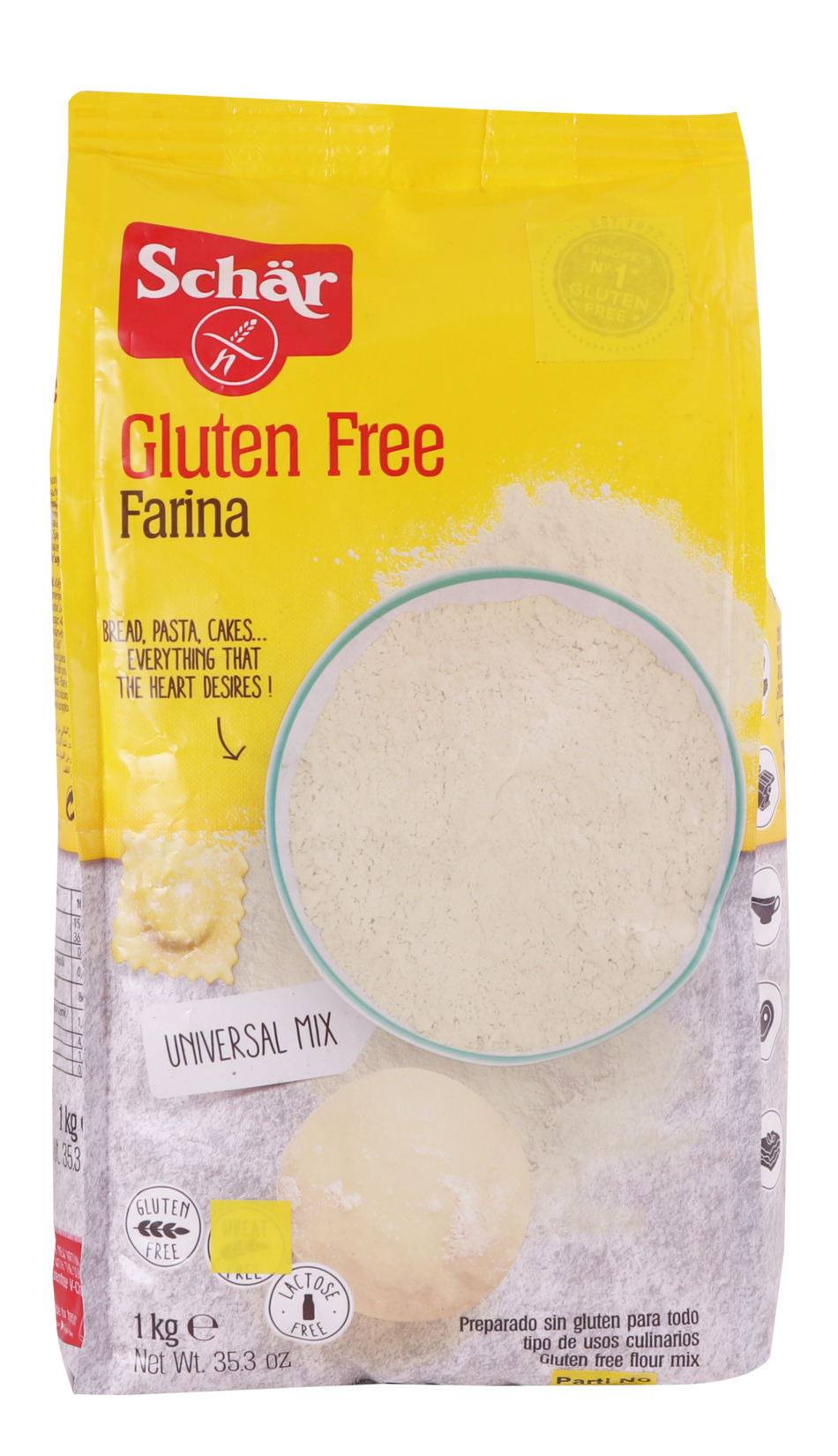 Schar Farina Glütensiz Un 1 Kg