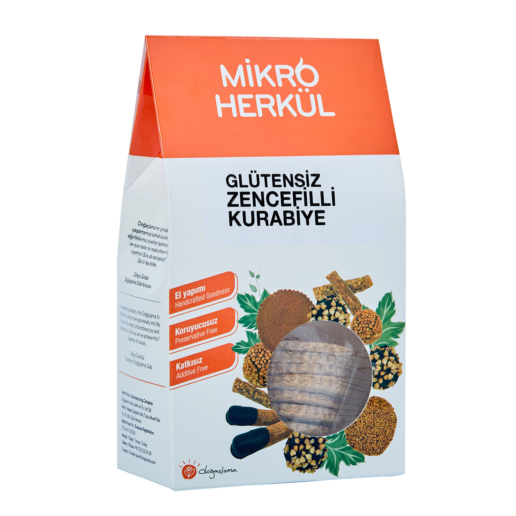 Doğaçlama Glutensiz Zencefilli Kurabiye 125 G