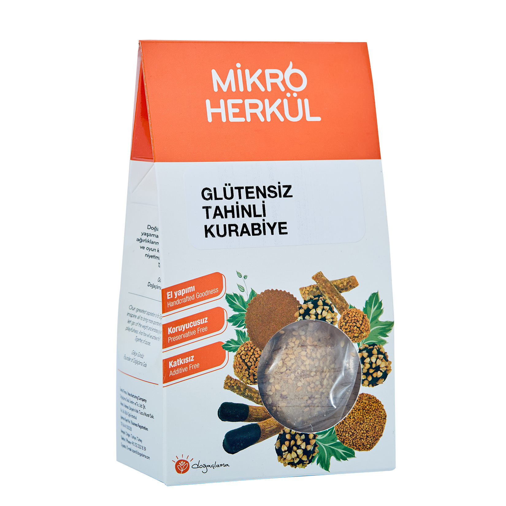 Doğaçlama Glutensiz Tahinli Kurabiye 125 G
