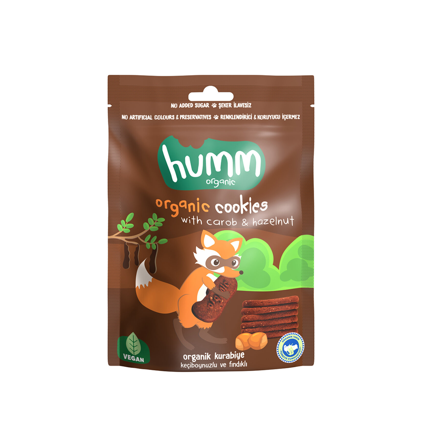 Humm Organik Keçiboynuzlu Fındıklı Kurabiye 55 G