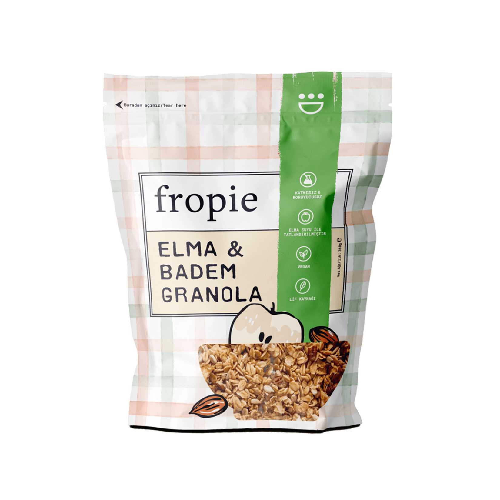 Fropıe Elma & Badem Granola 360 G