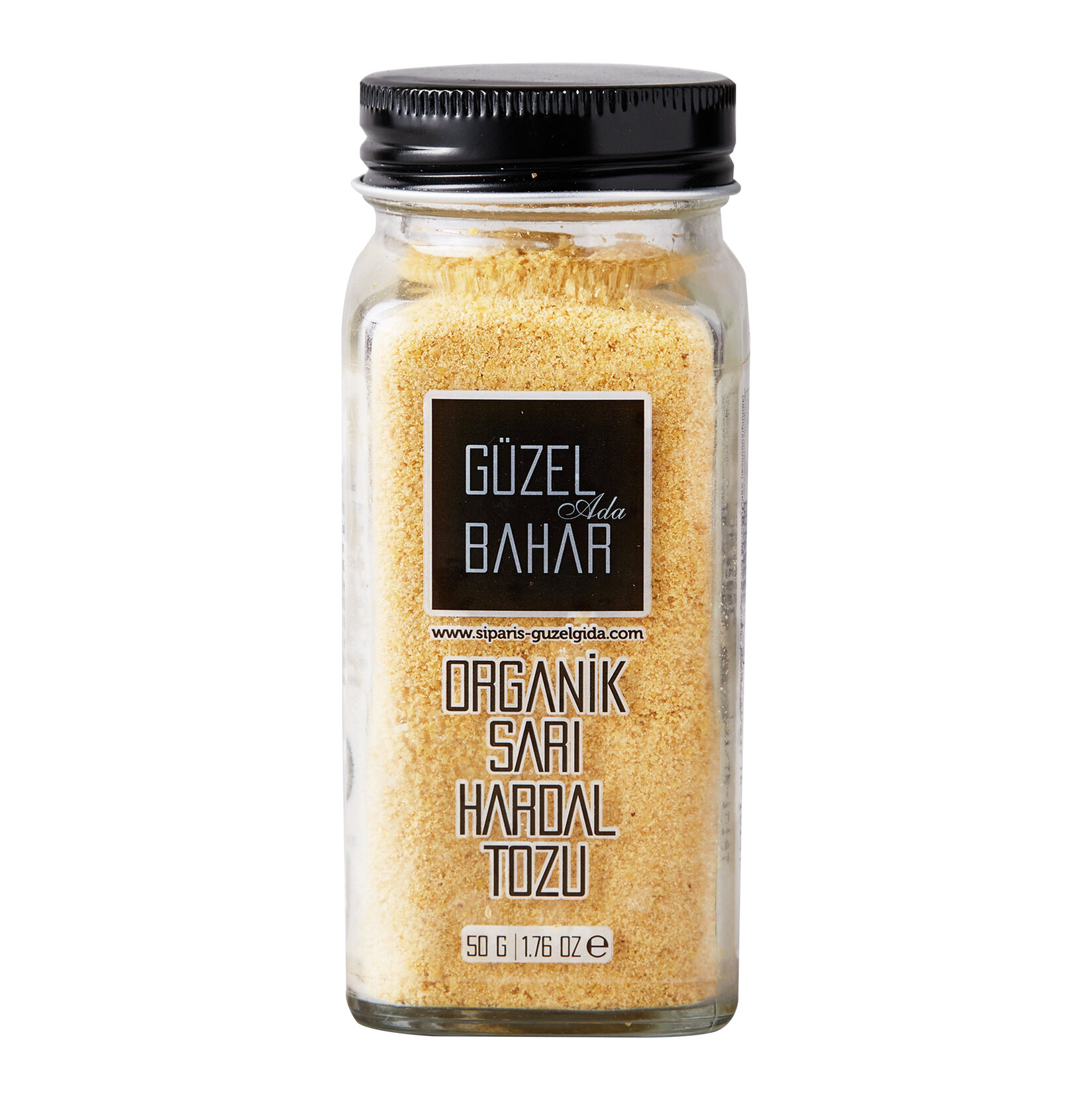 Güzel Ada Organik Sarı Hardal Tozu 50 G