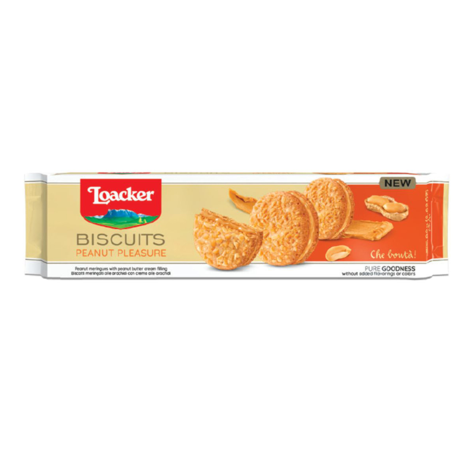 Loacker Biscuits Peanut Pleasure Bisküvi 80 G