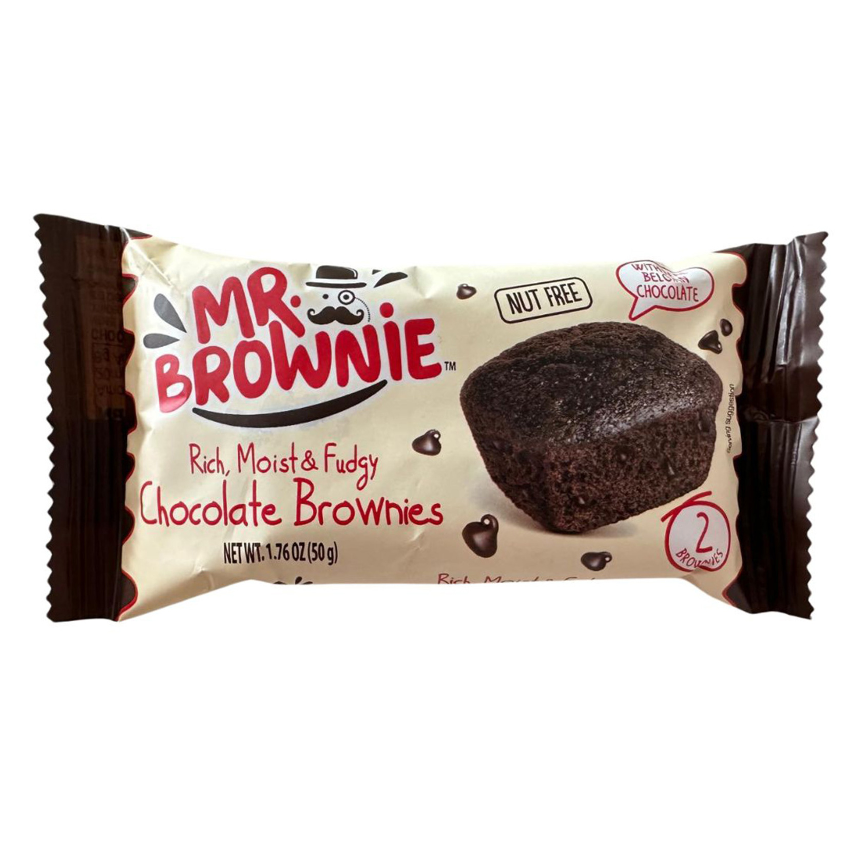 Mr.Brownie Çikolata Parçacıklı Kek 50 G