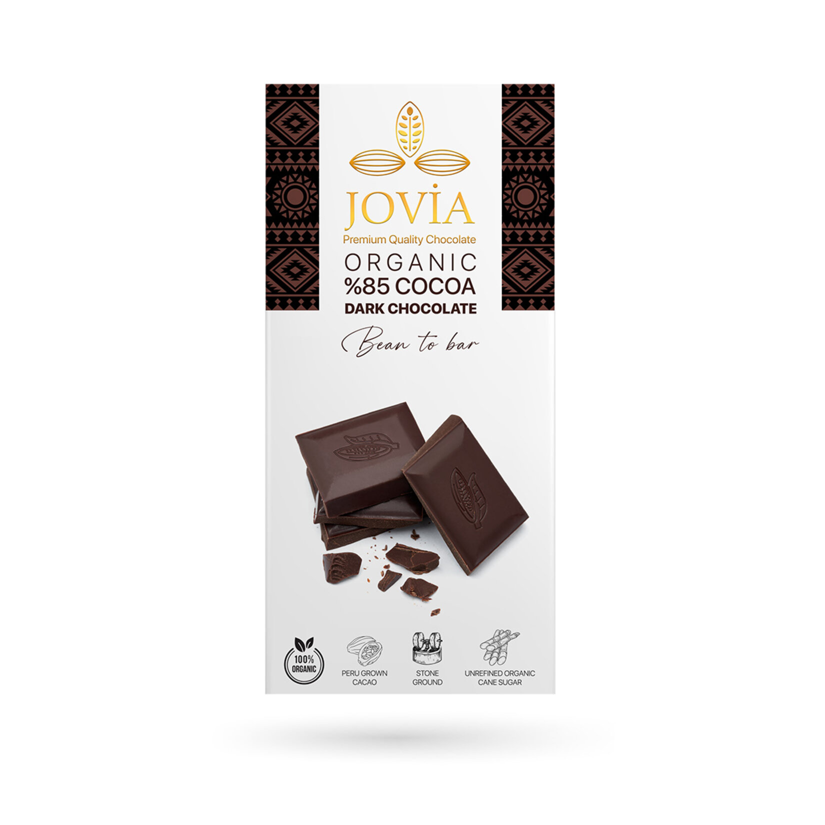 Jovia Organik %85 Cocoa Dark Çikolata 85 G