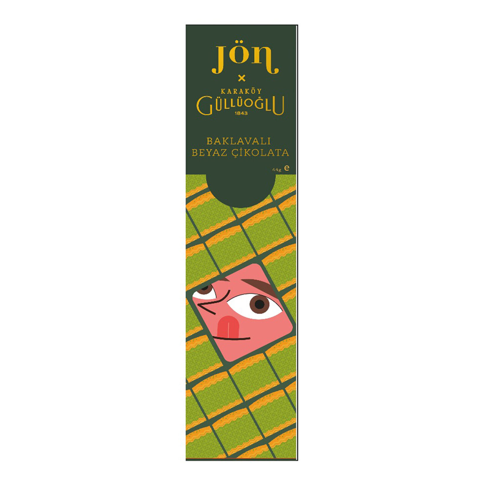 Jön X Karaköy Güllüoğlu Baklavalı Beyaz Çikolata 44 G