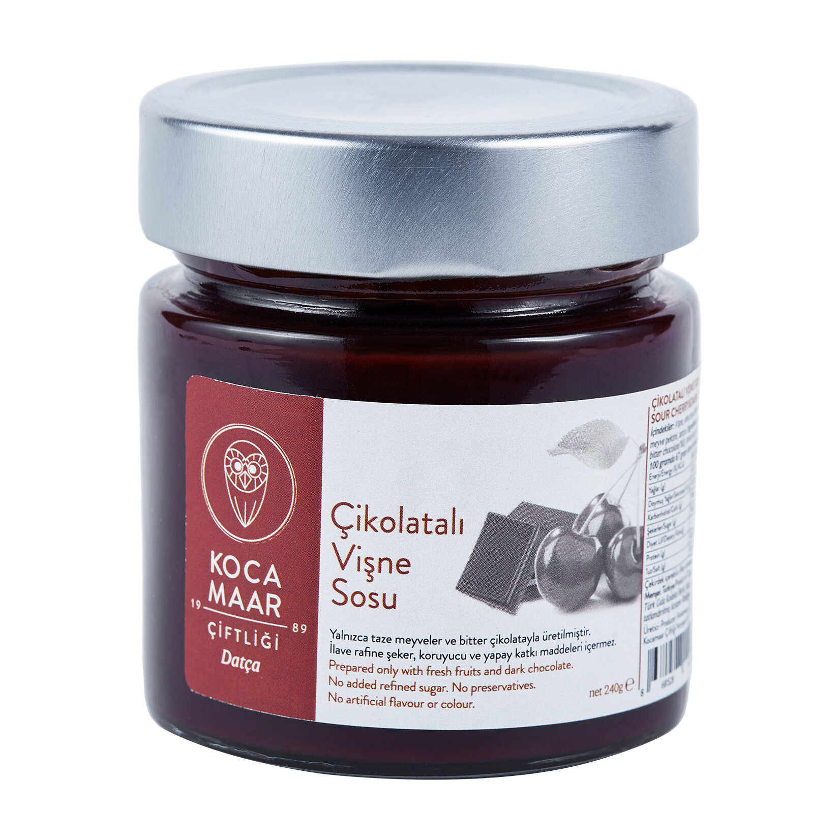 Kocamaar Çikolatalı Vişne Sosu 240G