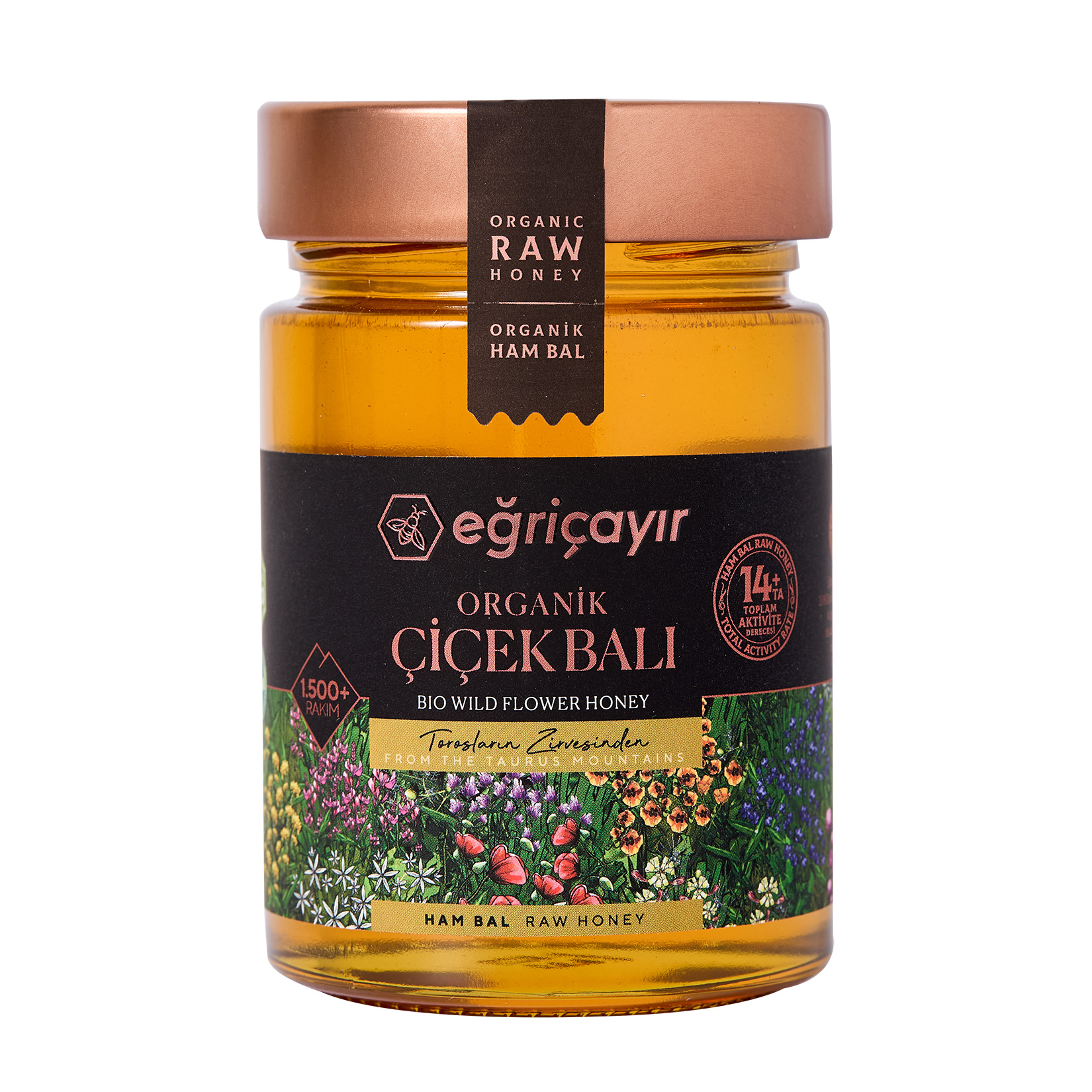 Eğriçayır Organik Çiçek Balı 450 G
